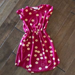 Size 6 girls lularoe dress